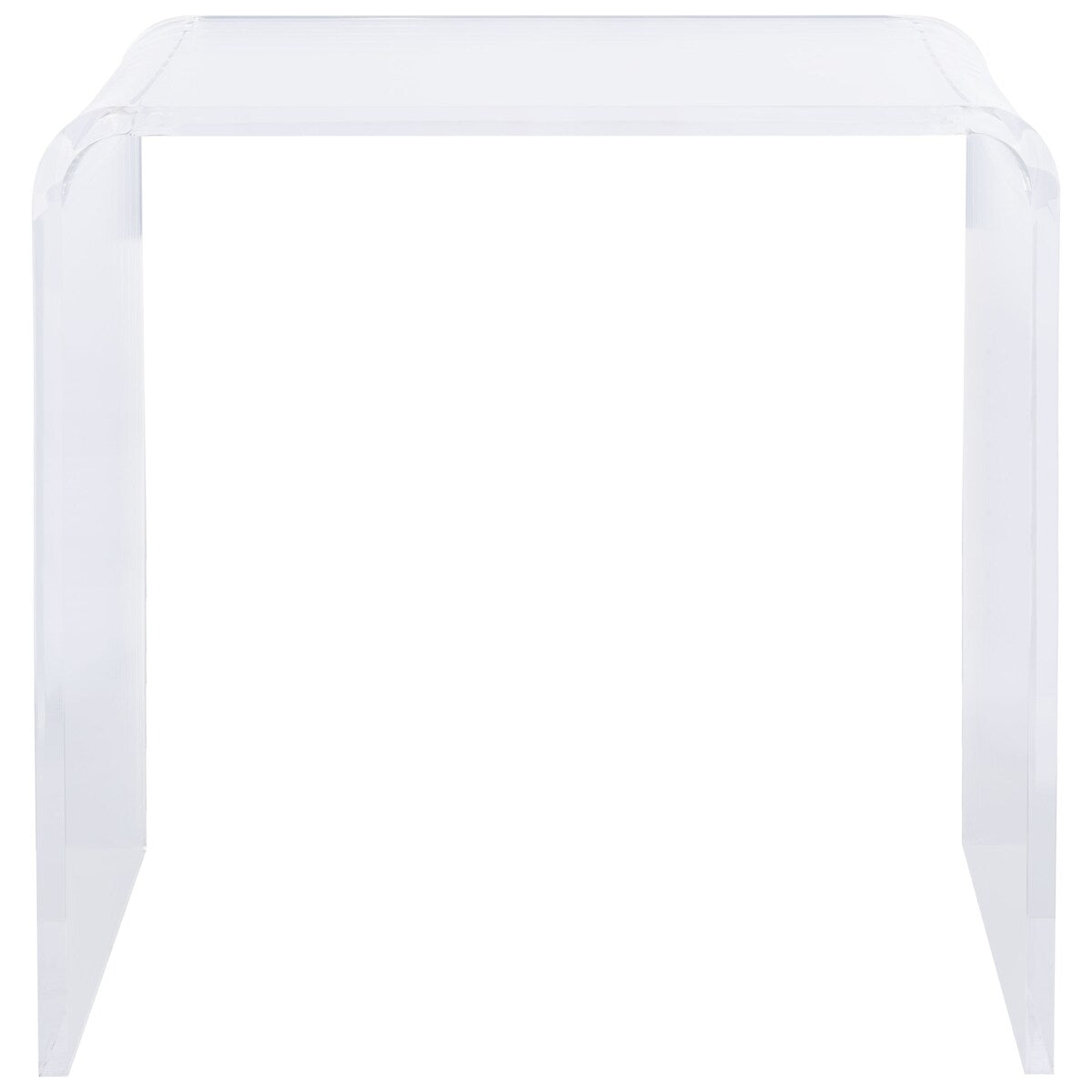 SAFAVIEH Sina Acrylic Clear Side Table - 17.5" W x 11.5" L x 18" H - 18Wx12Dx18H