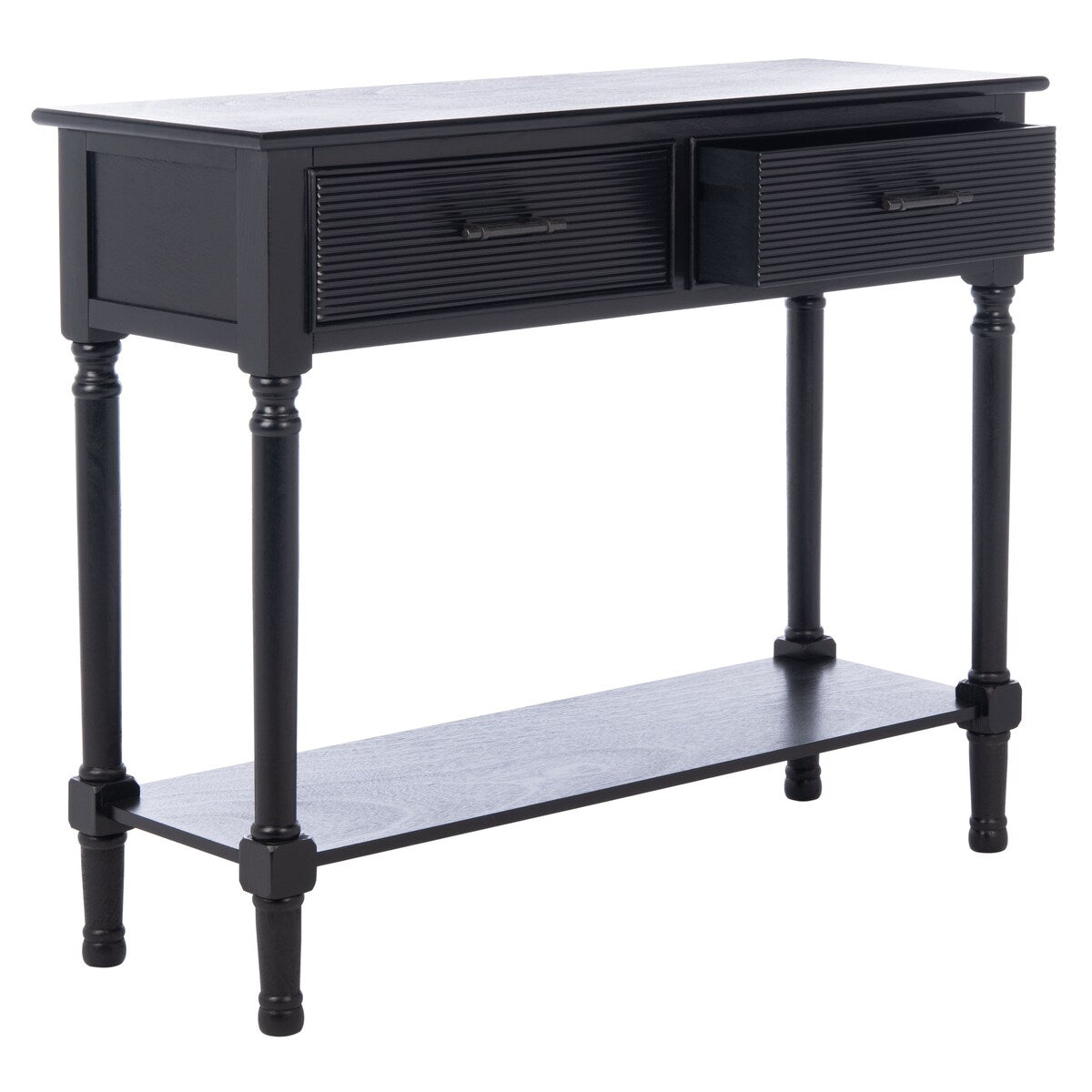 SAFAVIEH Sinda 2-Drawer Console Table - 35.5" W x 13" L x 29.5" H - 36Wx13Dx30H