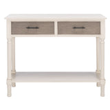 SAFAVIEH Sinda 2-Drawer Console Table - 35.5" W x 13" L x 29.5" H - 36Wx13Dx30H