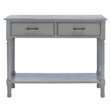 SAFAVIEH Sinda 2-Drawer Console Table - 35.5" W x 13" L x 29.5" H - 36Wx13Dx30H