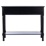 SAFAVIEH Sinda 2-Drawer Console Table - 35.5" W x 13" L x 29.5" H - 36Wx13Dx30H