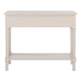 SAFAVIEH Sinda 2-Drawer Console Table - 35.5" W x 13" L x 29.5" H - 36Wx13Dx30H