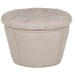 SAFAVIEH Siobhan Taupe Storage Ottoman