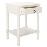 SAFAVIEH Sivajini 1-Drawer Accent Table - 19" W x 15.8" L x 26" H - 19Wx16Dx26H