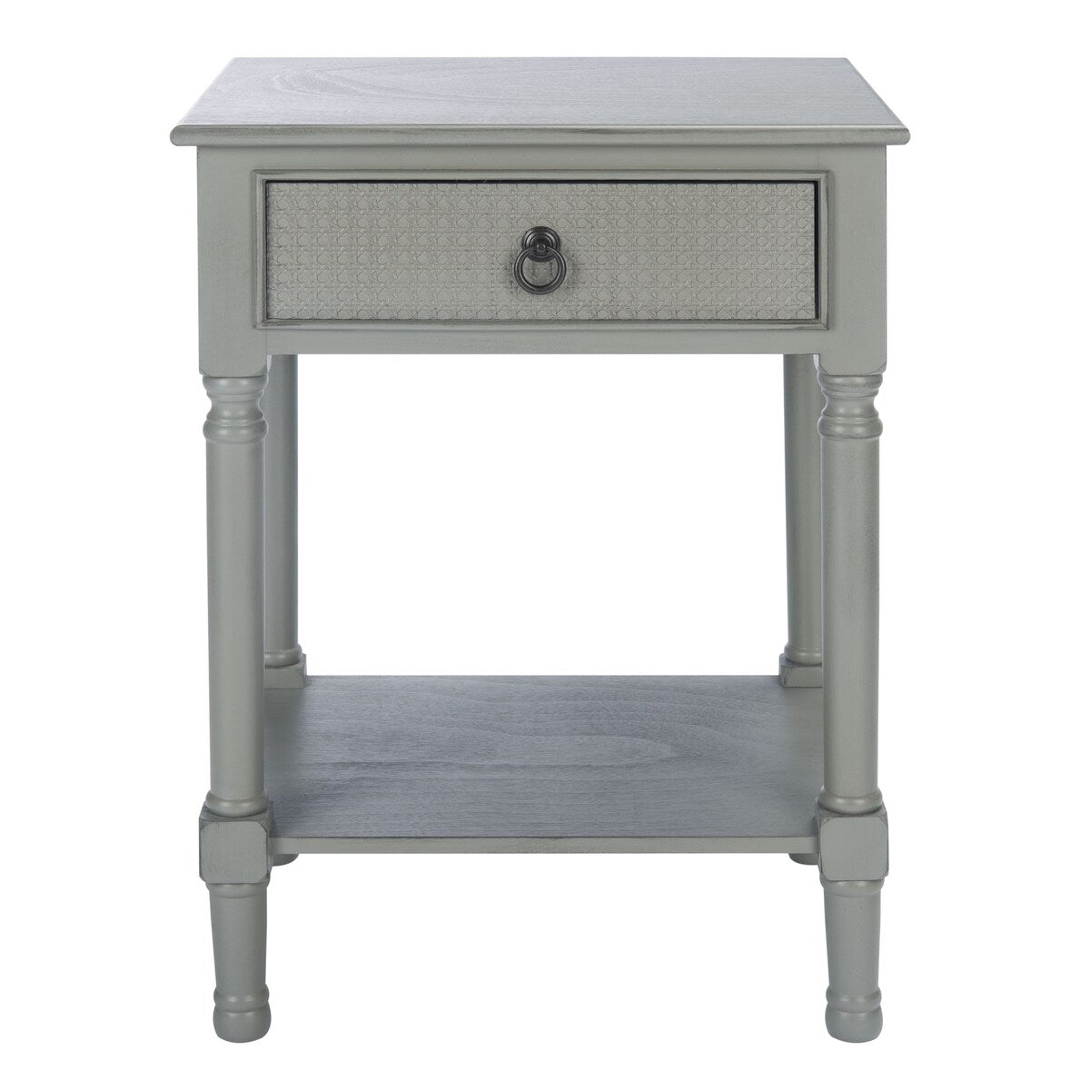 SAFAVIEH Sivajini 1-Drawer Accent Table - 19" W x 15.8" L x 26" H - 19Wx16Dx26H