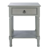 SAFAVIEH Sivajini 1-Drawer Accent Table - 19" W x 15.8" L x 26" H - 19Wx16Dx26H