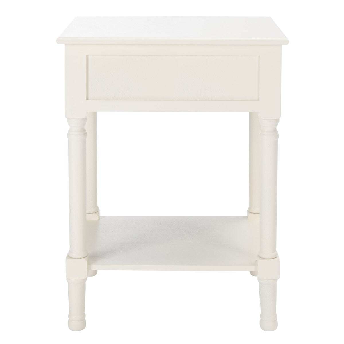 SAFAVIEH Sivajini 1-Drawer Accent Table - 19" W x 15.8" L x 26" H - 19Wx16Dx26H