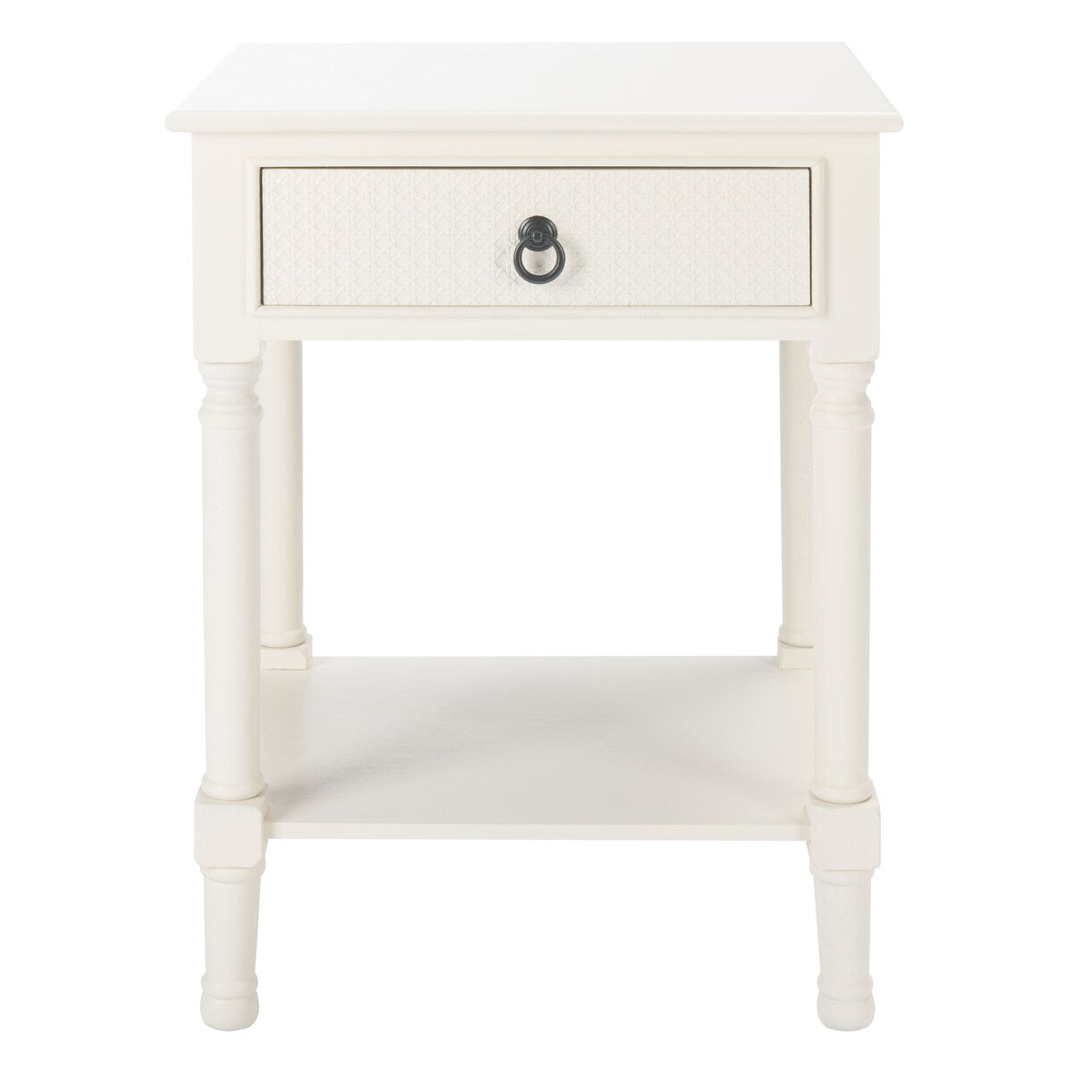 SAFAVIEH Sivajini 1-Drawer Accent Table - 19" W x 15.8" L x 26" H - 19Wx16Dx26H