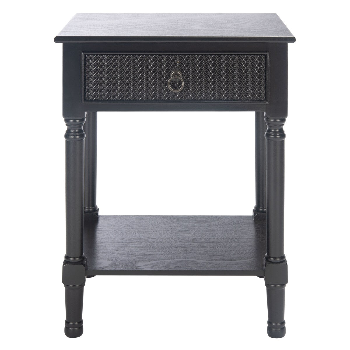 SAFAVIEH Sivajini 1-Drawer Accent Table - 19" W x 15.8" L x 26" H - 19Wx16Dx26H