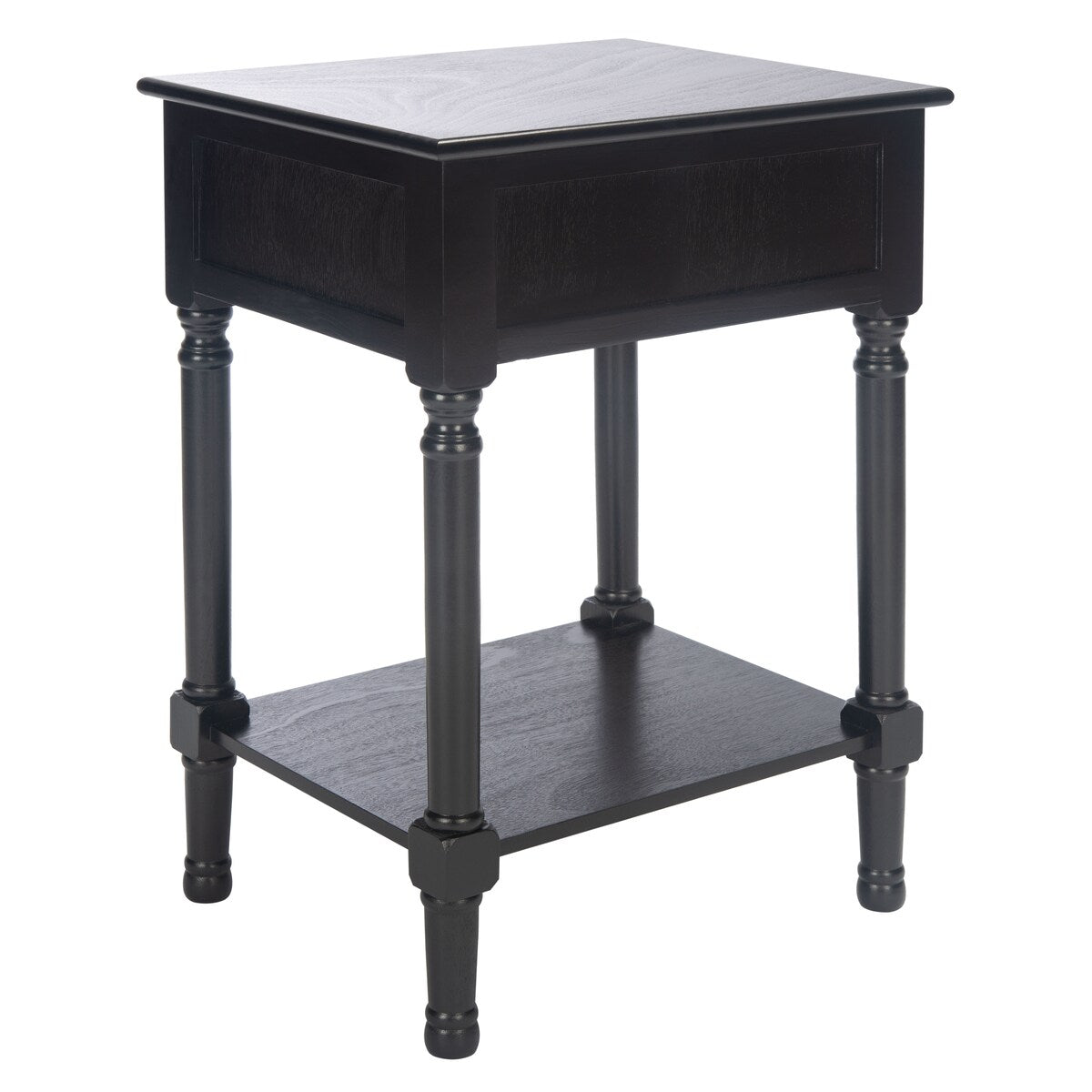 SAFAVIEH Sivajini 1-Drawer Accent Table - 19" W x 15.8" L x 26" H - 19Wx16Dx26H