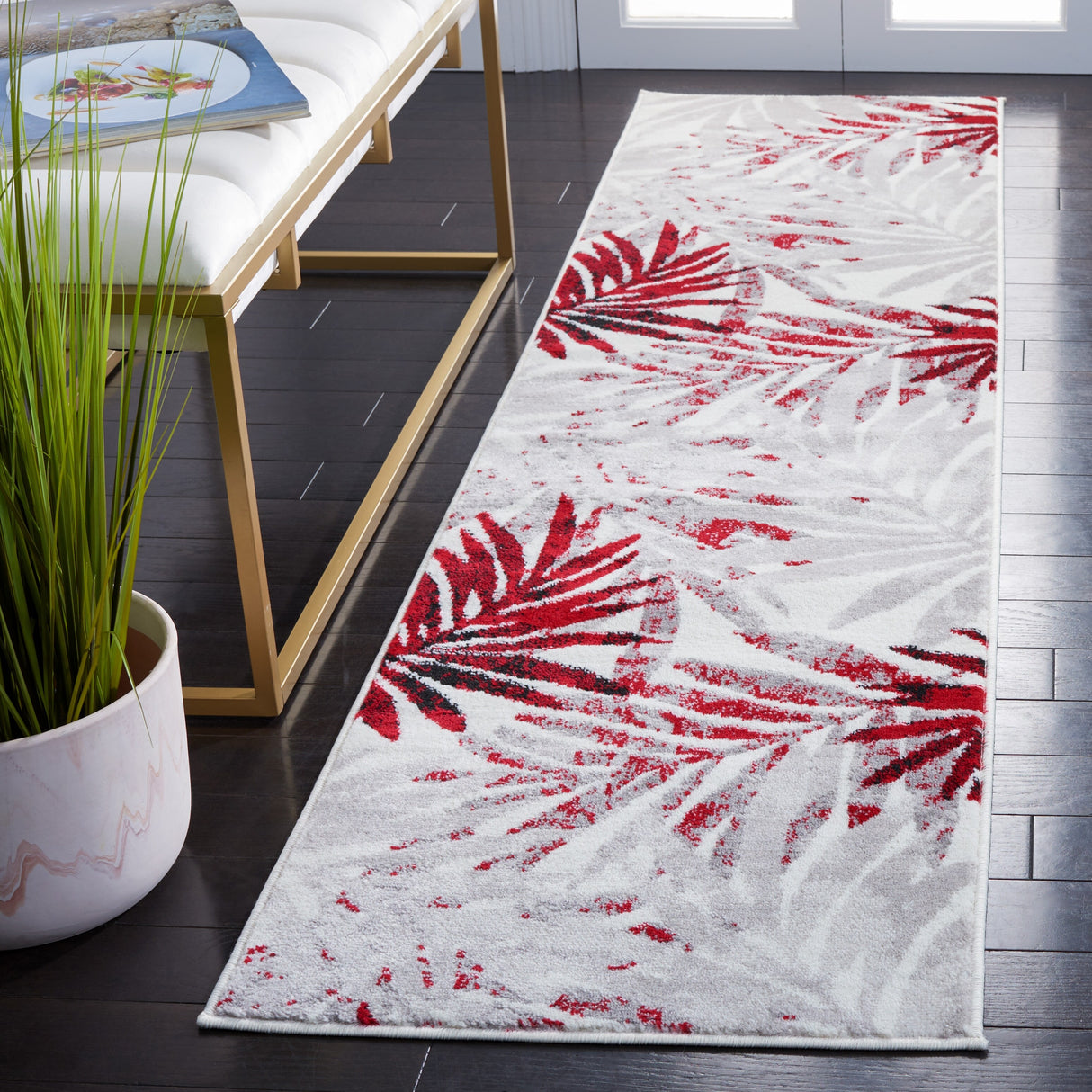 SAFAVIEH Skyler Leanna Distressed Tropical Watercolor Rug