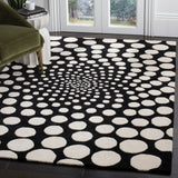 SAFAVIEH Soho Handmade Eulalia Abstract Dots N.Z. Wool Area Rug