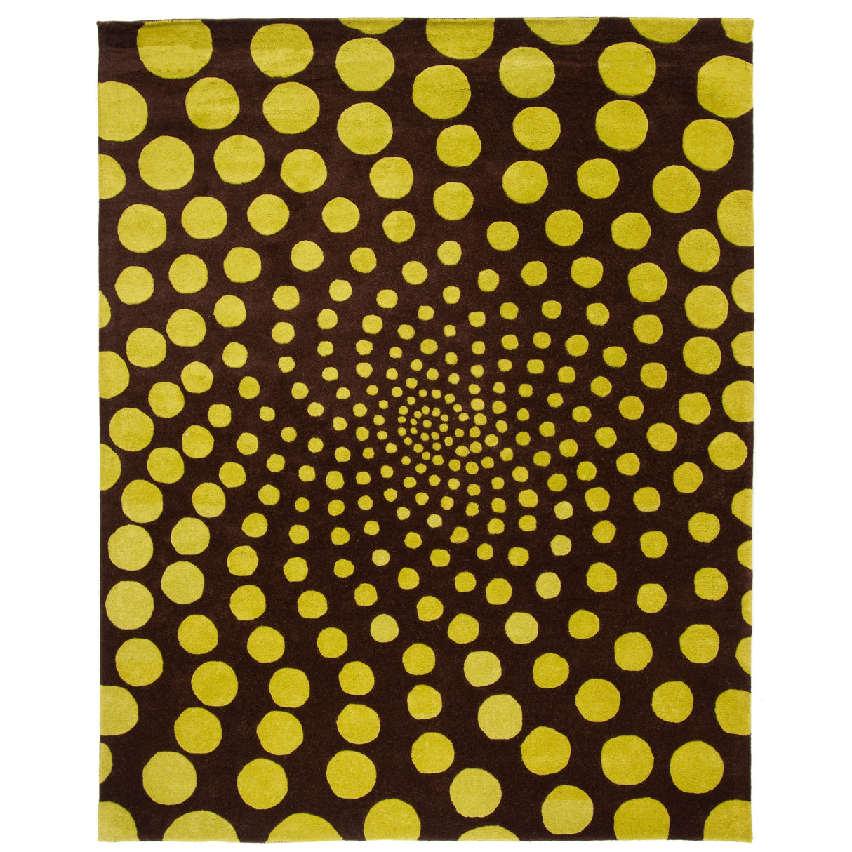 SAFAVIEH Soho Handmade Eulalia Abstract Dots N.Z. Wool Area Rug