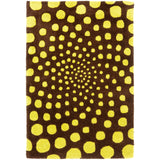 SAFAVIEH Soho Handmade Eulalia Abstract Dots N.Z. Wool Area Rug