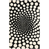 SAFAVIEH Soho Handmade Eulalia Abstract Dots N.Z. Wool Area Rug