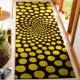 SAFAVIEH Soho Handmade Eulalia Abstract Dots N.Z. Wool Area Rug