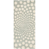 SAFAVIEH Soho Handmade Eulalia Abstract Dots N.Z. Wool Area Rug