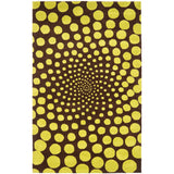 SAFAVIEH Soho Handmade Eulalia Abstract Dots N.Z. Wool Area Rug