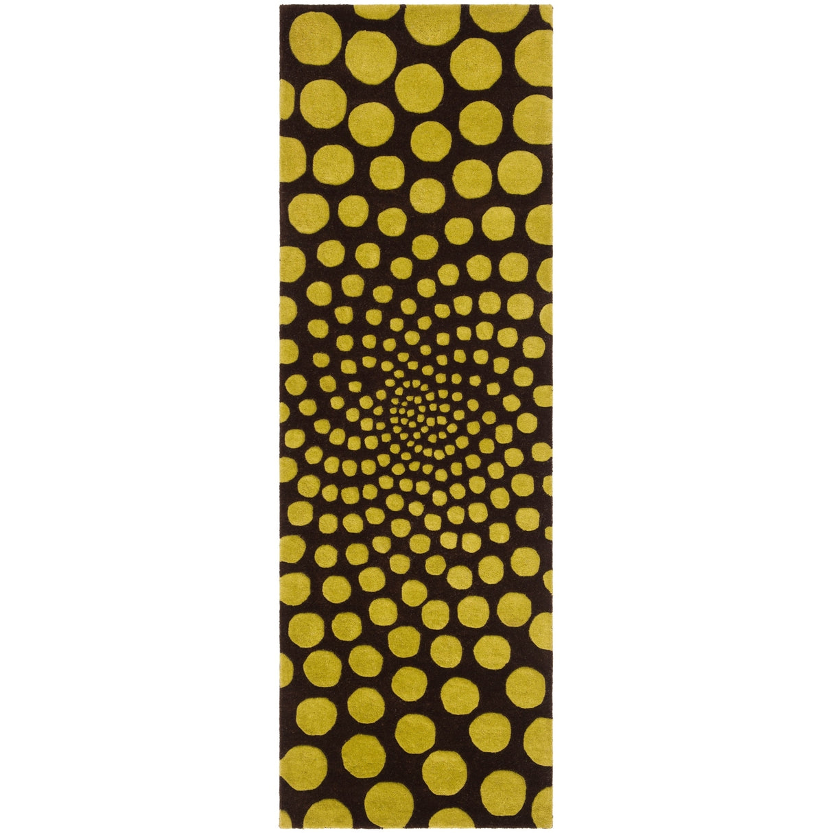 SAFAVIEH Soho Handmade Eulalia Abstract Dots N.Z. Wool Area Rug