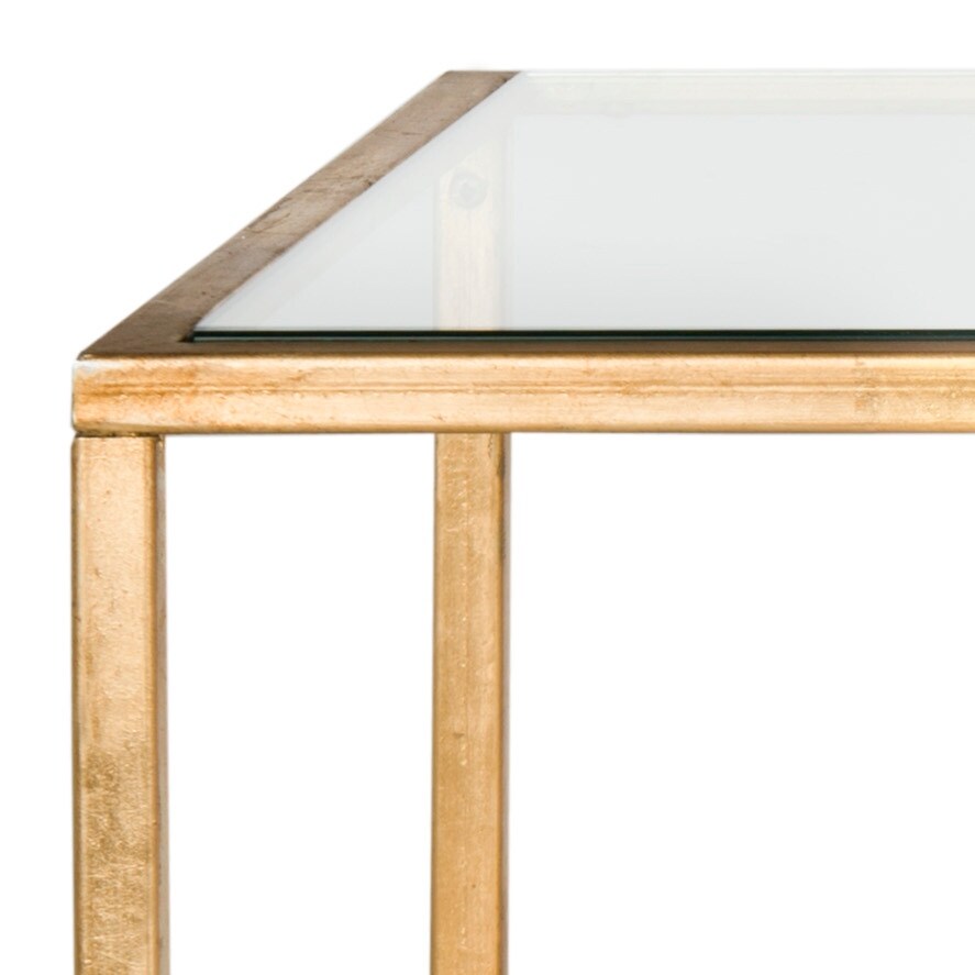 SAFAVIEH Sondra Gold Coffee Table - 48" x 23" x 18" - 48Wx23Dx18H