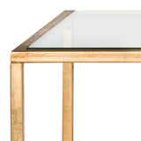 SAFAVIEH Sondra Gold Coffee Table - 48" x 23" x 18" - 48Wx23Dx18H