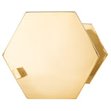 SAFAVIEH Sophronia Hexagon C Table - Gold - 15" x 13.5" x 24" - 16Wx14Dx24H