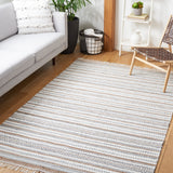 SAFAVIEH Striped Kilim Margitte Boho Fringe Rug