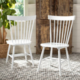 SAFAVIEH Suhair Spindle Farmhouse Dining Chair (Set of 2) - 20.5" x 21" x 36" - 21Wx21Dx36H