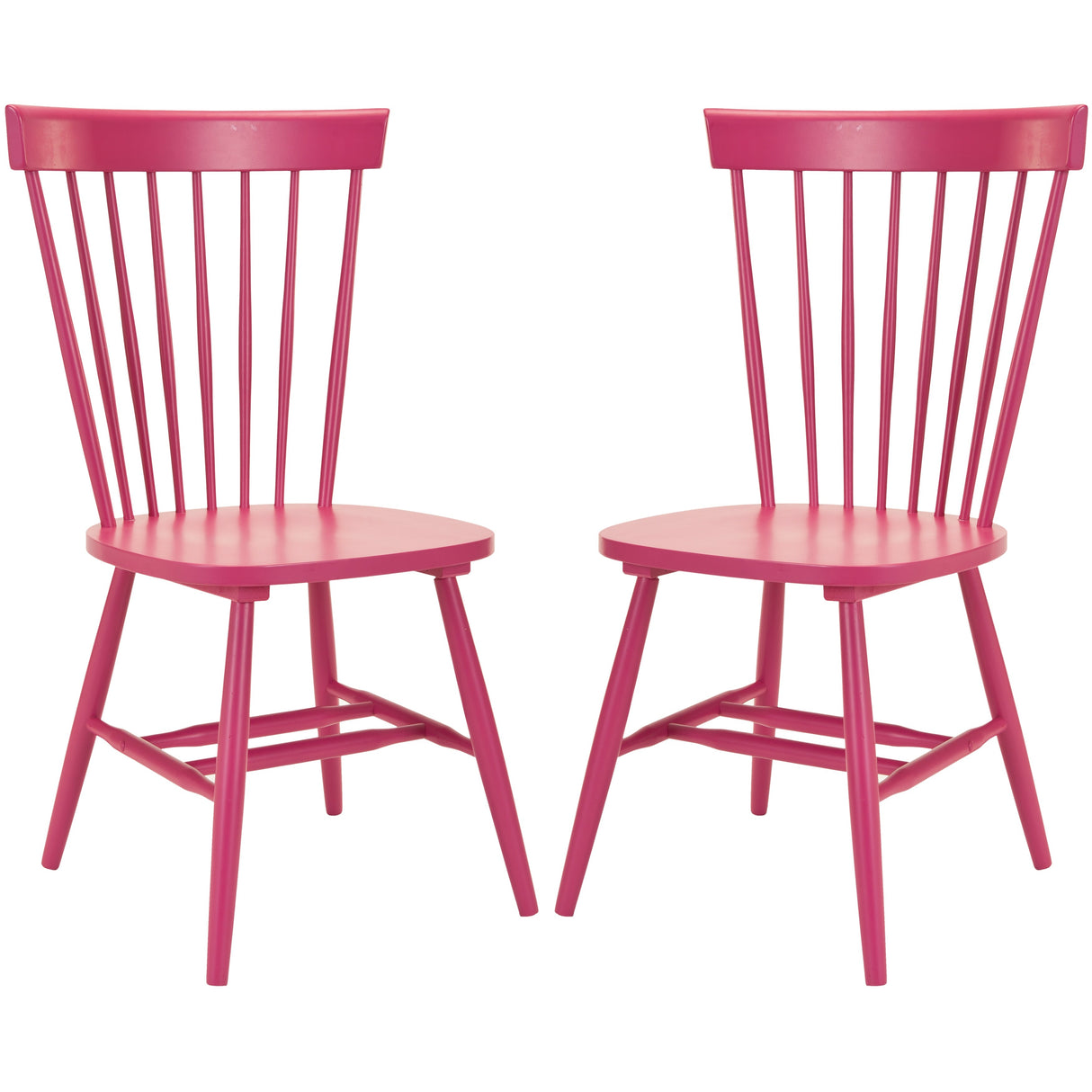 SAFAVIEH Suhair Spindle Farmhouse Dining Chair (Set of 2) - 20.5" x 21" x 36" - 21Wx21Dx36H