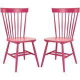 SAFAVIEH Suhair Spindle Farmhouse Dining Chair (Set of 2) - 20.5" x 21" x 36" - 21Wx21Dx36H