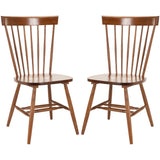 SAFAVIEH Suhair Spindle Farmhouse Dining Chair (Set of 2) - 20.5" x 21" x 36" - 21Wx21Dx36H