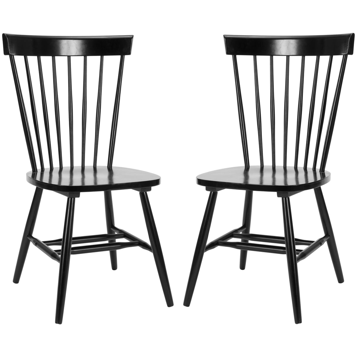 SAFAVIEH Suhair Spindle Farmhouse Dining Chair (Set of 2) - 20.5" x 21" x 36" - 21Wx21Dx36H