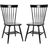 SAFAVIEH Suhair Spindle Farmhouse Dining Chair (Set of 2) - 20.5" x 21" x 36" - 21Wx21Dx36H