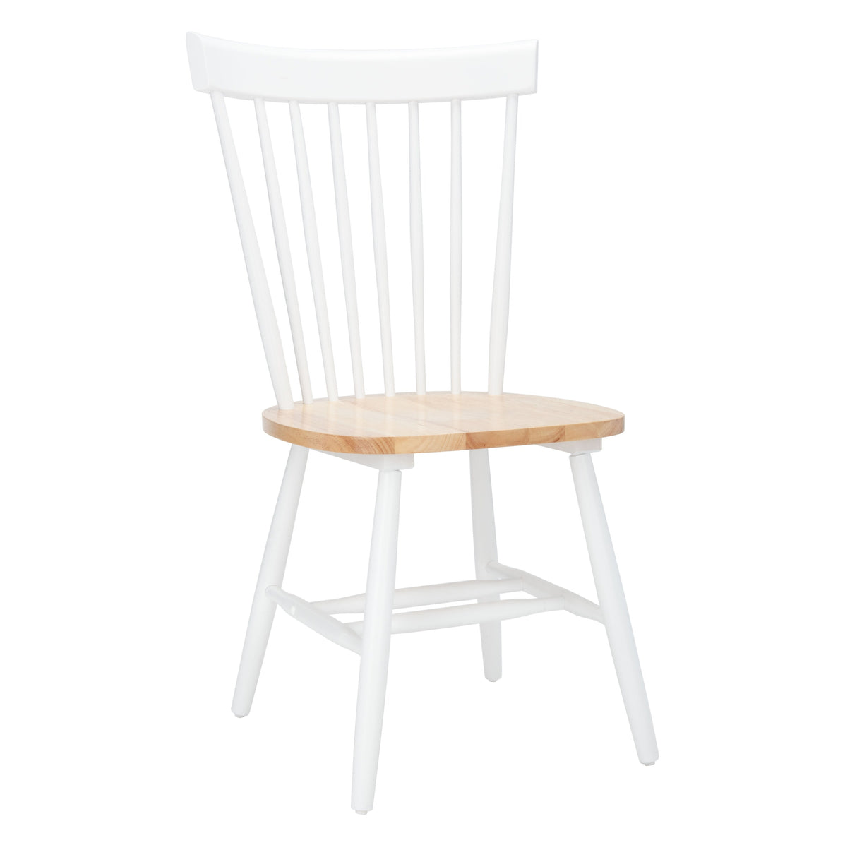 SAFAVIEH Suhair Spindle Farmhouse Dining Chair (Set of 2) - 20.5" x 21" x 36" - 21Wx21Dx36H