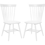 SAFAVIEH Suhair Spindle Farmhouse Dining Chair (Set of 2) - 20.5" x 21" x 36" - 21Wx21Dx36H