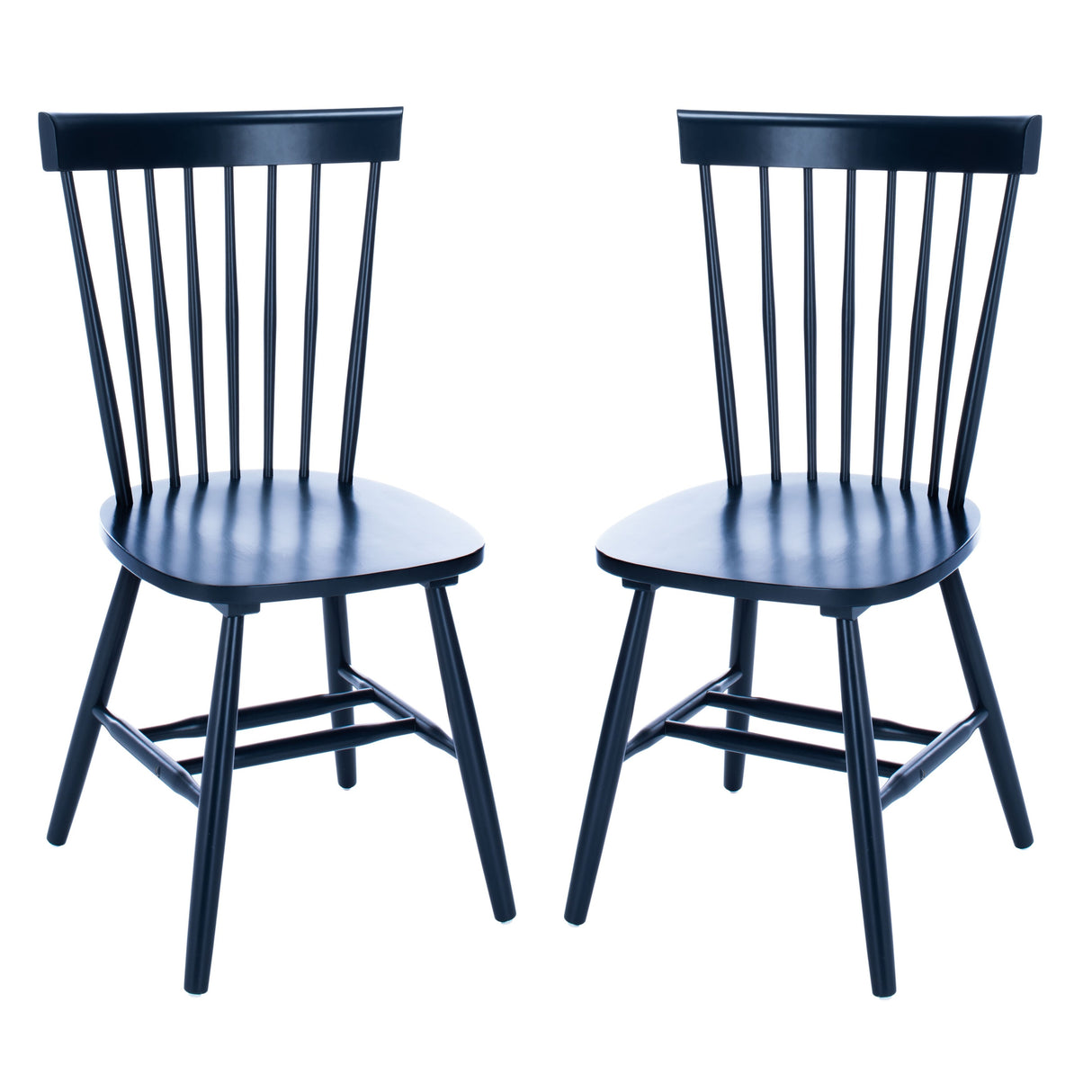 SAFAVIEH Suhair Spindle Farmhouse Dining Chair (Set of 2) - 20.5" x 21" x 36" - 21Wx21Dx36H