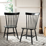 SAFAVIEH Suhair Spindle Farmhouse Dining Chair (Set of 2) - 20.5" x 21" x 36" - 21Wx21Dx36H