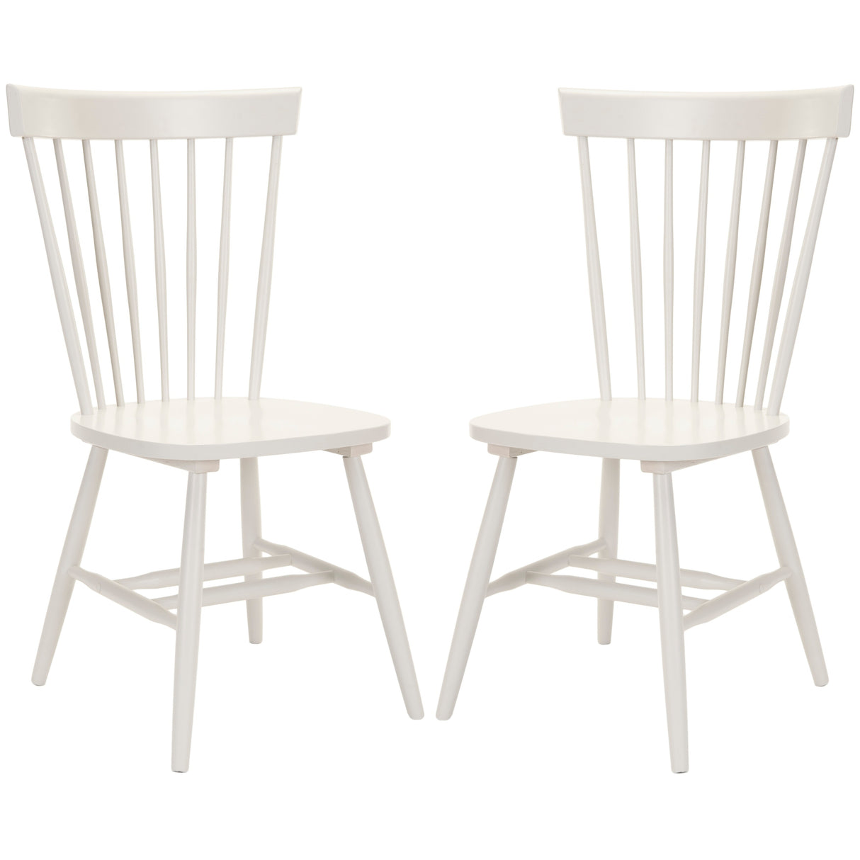 SAFAVIEH Suhair Spindle Farmhouse Dining Chair (Set of 2) - 20.5" x 21" x 36" - 21Wx21Dx36H