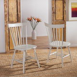 SAFAVIEH Suhair Spindle Farmhouse Dining Chair (Set of 2) - 20.5" x 21" x 36" - 21Wx21Dx36H