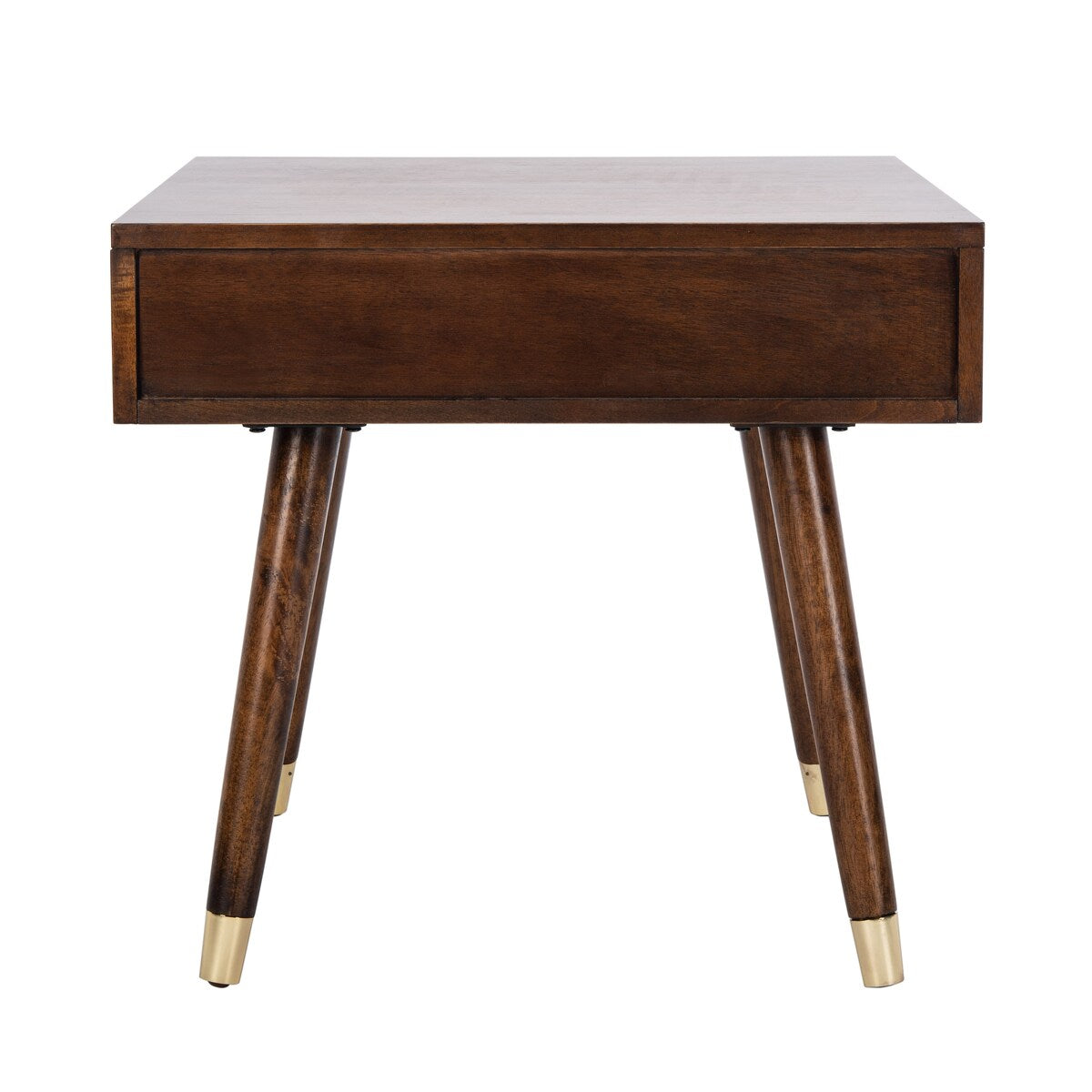 SAFAVIEH Sunny Mid-Century Gold Cap End Table - 24" x 24" x 22.3" - 24Wx24Dx22H