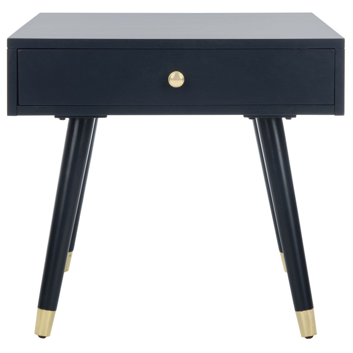 SAFAVIEH Sunny Mid-Century Gold Cap End Table - 24" x 24" x 22.3" - 24Wx24Dx22H