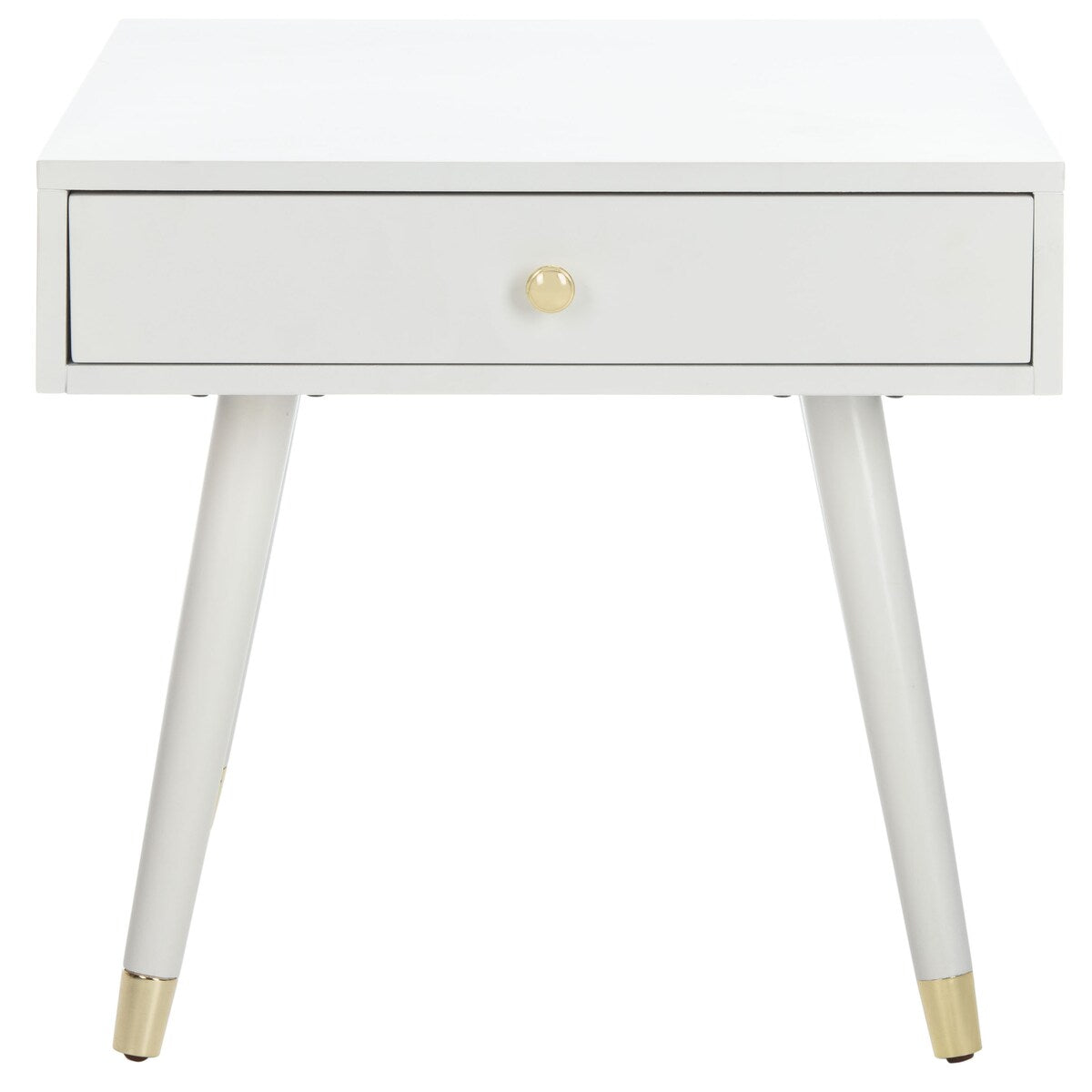 SAFAVIEH Sunny Mid-Century Gold Cap End Table - 24" x 24" x 22.3" - 24Wx24Dx22H