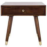 SAFAVIEH Sunny Mid-Century Gold Cap End Table - 24" x 24" x 22.3" - 24Wx24Dx22H