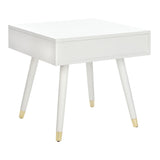 SAFAVIEH Sunny Mid-Century Gold Cap End Table - 24" x 24" x 22.3" - 24Wx24Dx22H