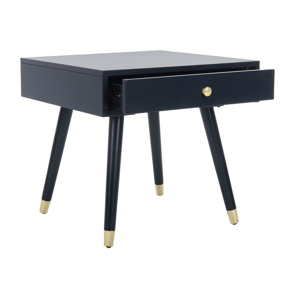 SAFAVIEH Sunny Mid-Century Gold Cap End Table - 24" x 24" x 22.3" - 24Wx24Dx22H