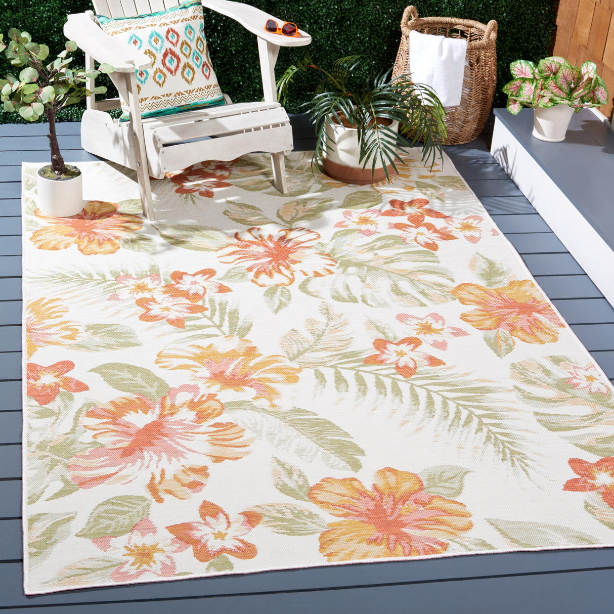 SAFAVIEH Sunrise Todosia Indoor/Outdoor Waterproof Rug