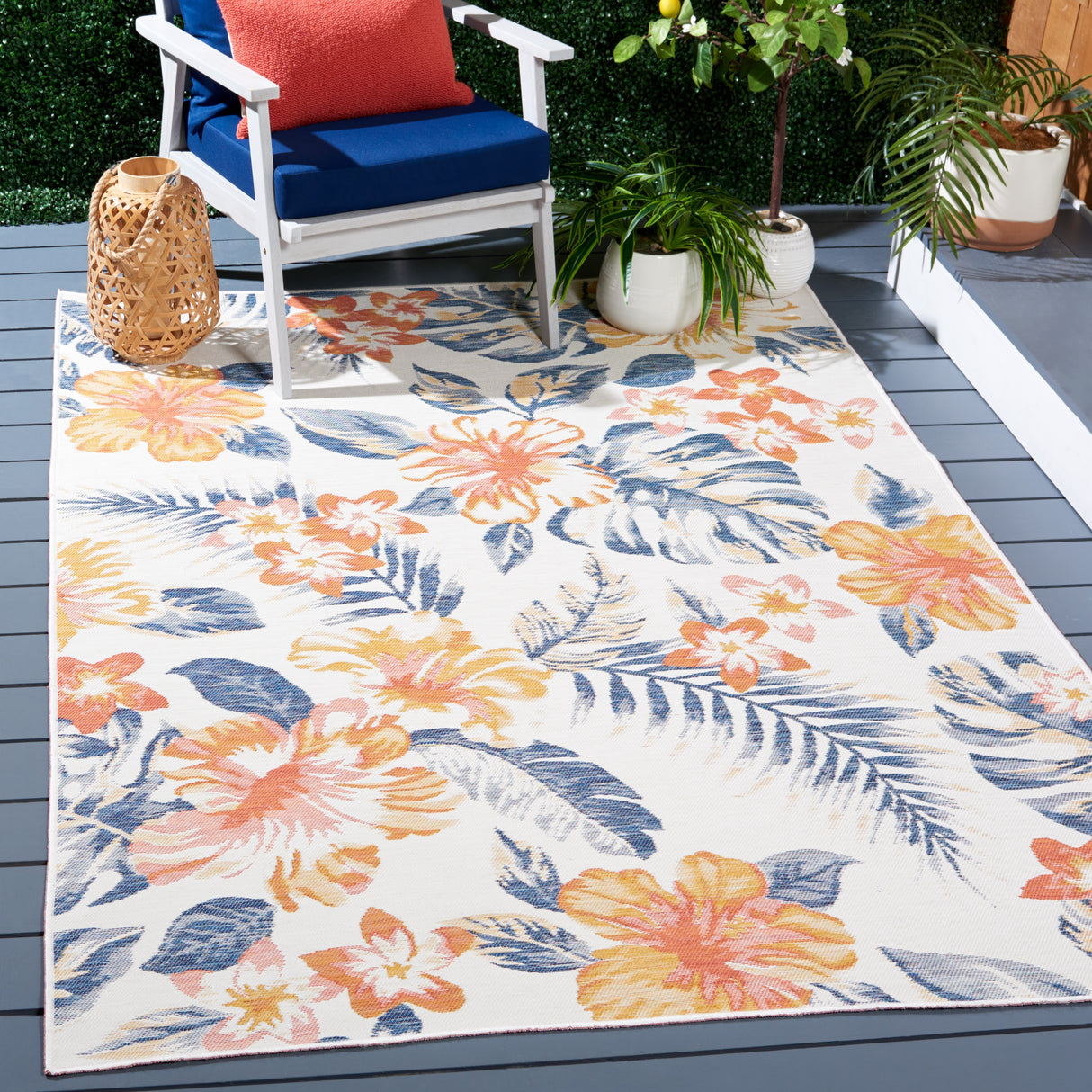 SAFAVIEH Sunrise Todosia Indoor/Outdoor Waterproof Rug