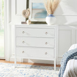 SAFAVIEH Susana White 3-Drawer Chest