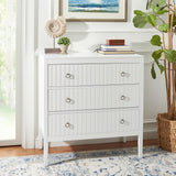 SAFAVIEH Susana White 3-Drawer Chest