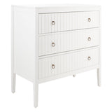 SAFAVIEH Susana White 3-Drawer Chest